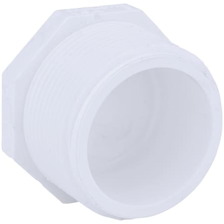 Charlotte Pipe And Foundry Threaded Schedule 40 DWV 1-1/2 in. MIP PVC Plug PVC 02113  1400HA